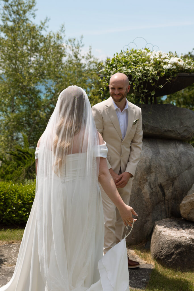 first look wedding